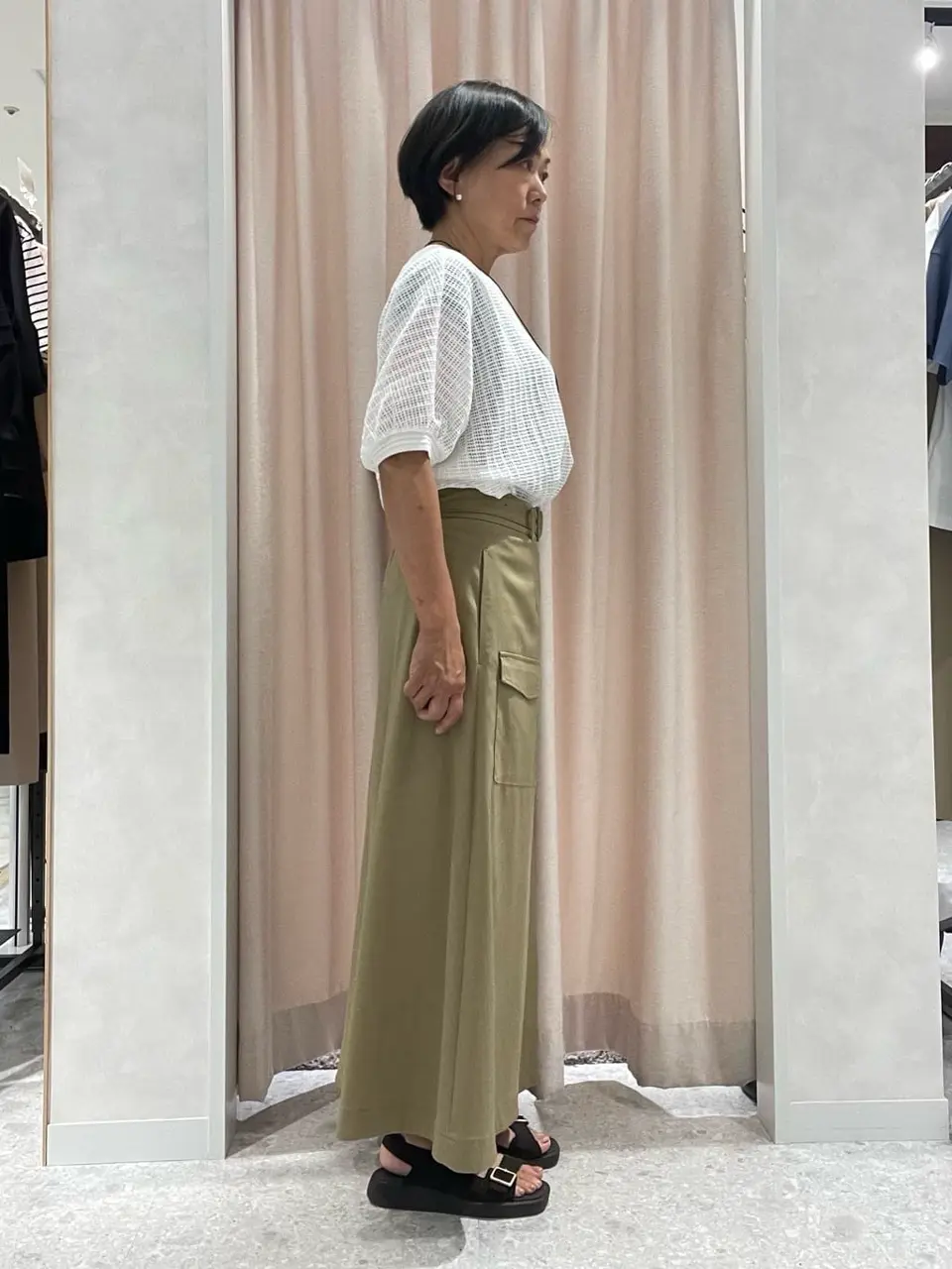 ONWARD CROSSET SELECT 森 コーディネート画像