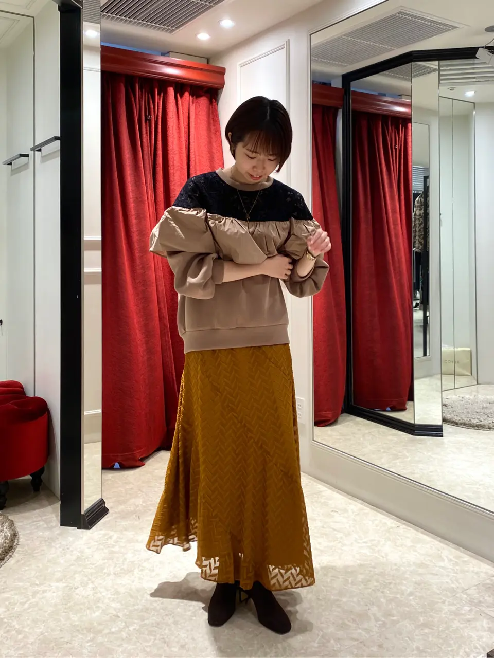 GRACE CONTINENTAL Abe コーディネート画像