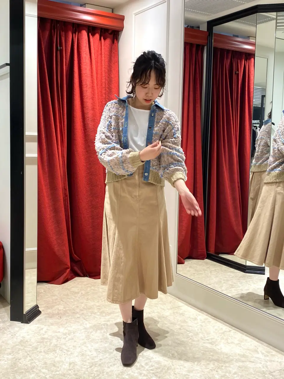 GRACE CONTINENTAL Abe コーディネート画像