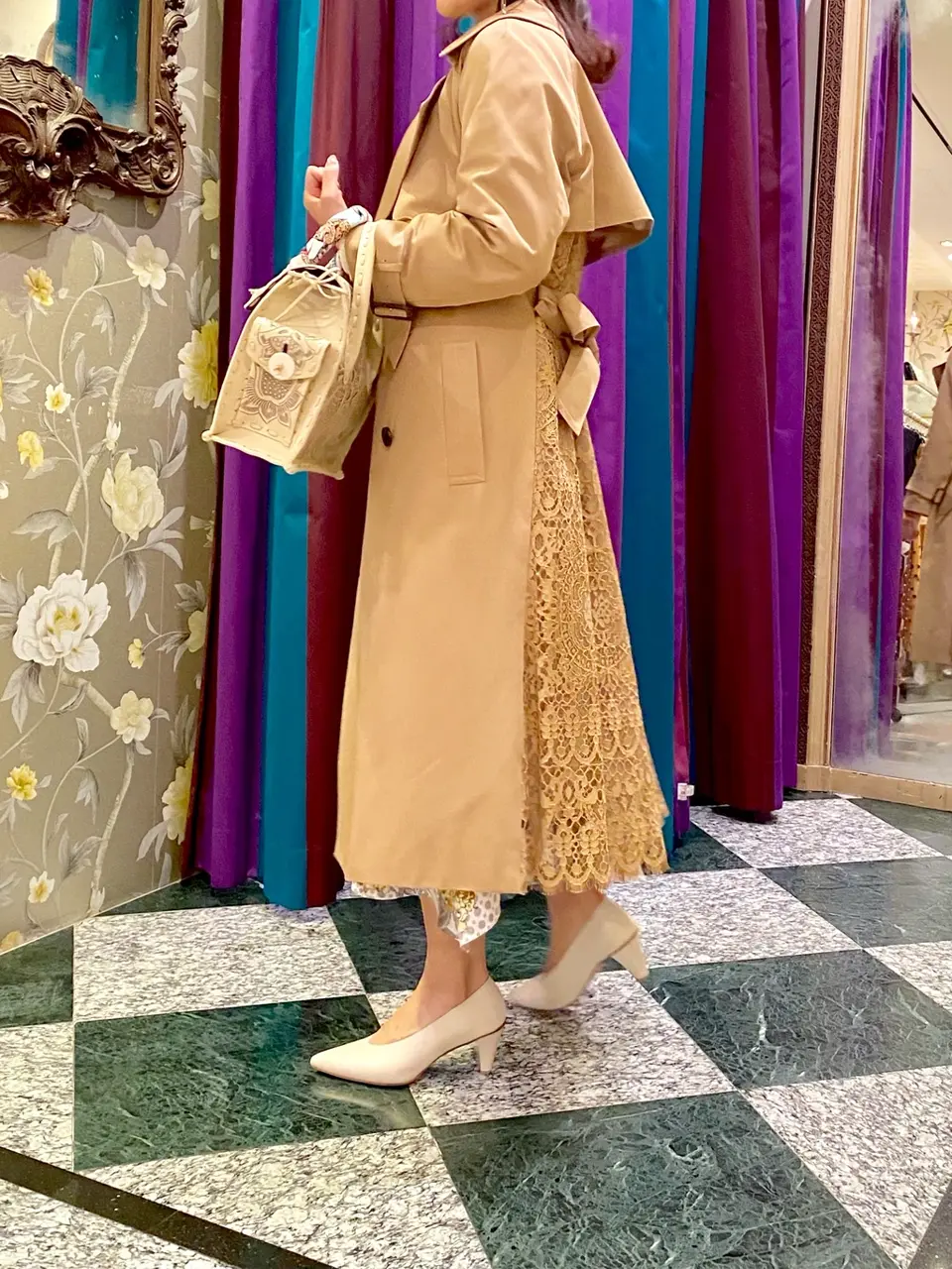 GRACE CONTINENTAL MORITA AI コーディネート画像