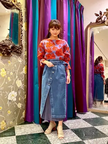 GRACE CONTINENTAL MORITA AI コーディネート画像