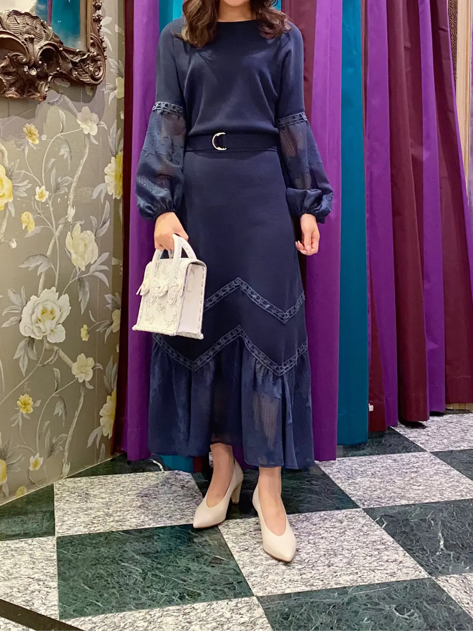 GRACE CONTINENTAL MORITA AI コーディネート画像