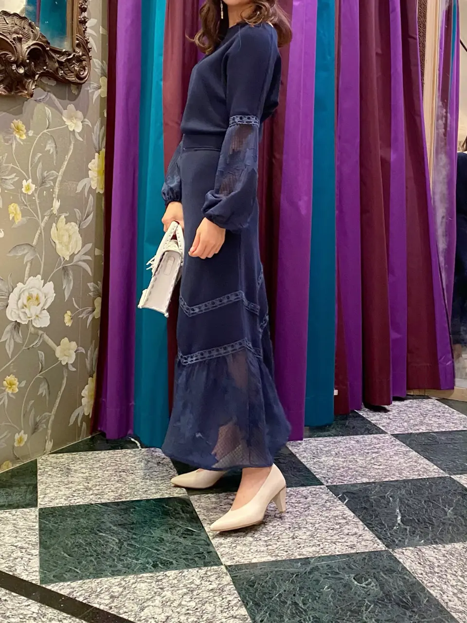 GRACE CONTINENTAL MORITA AI コーディネート画像