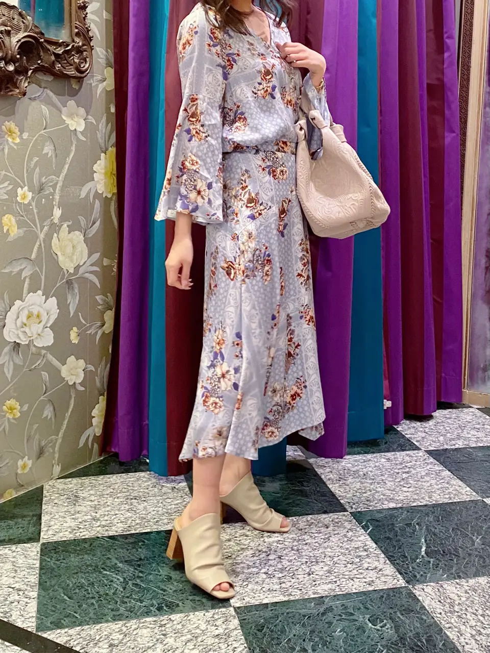 GRACE CONTINENTAL MORITA AI コーディネート画像