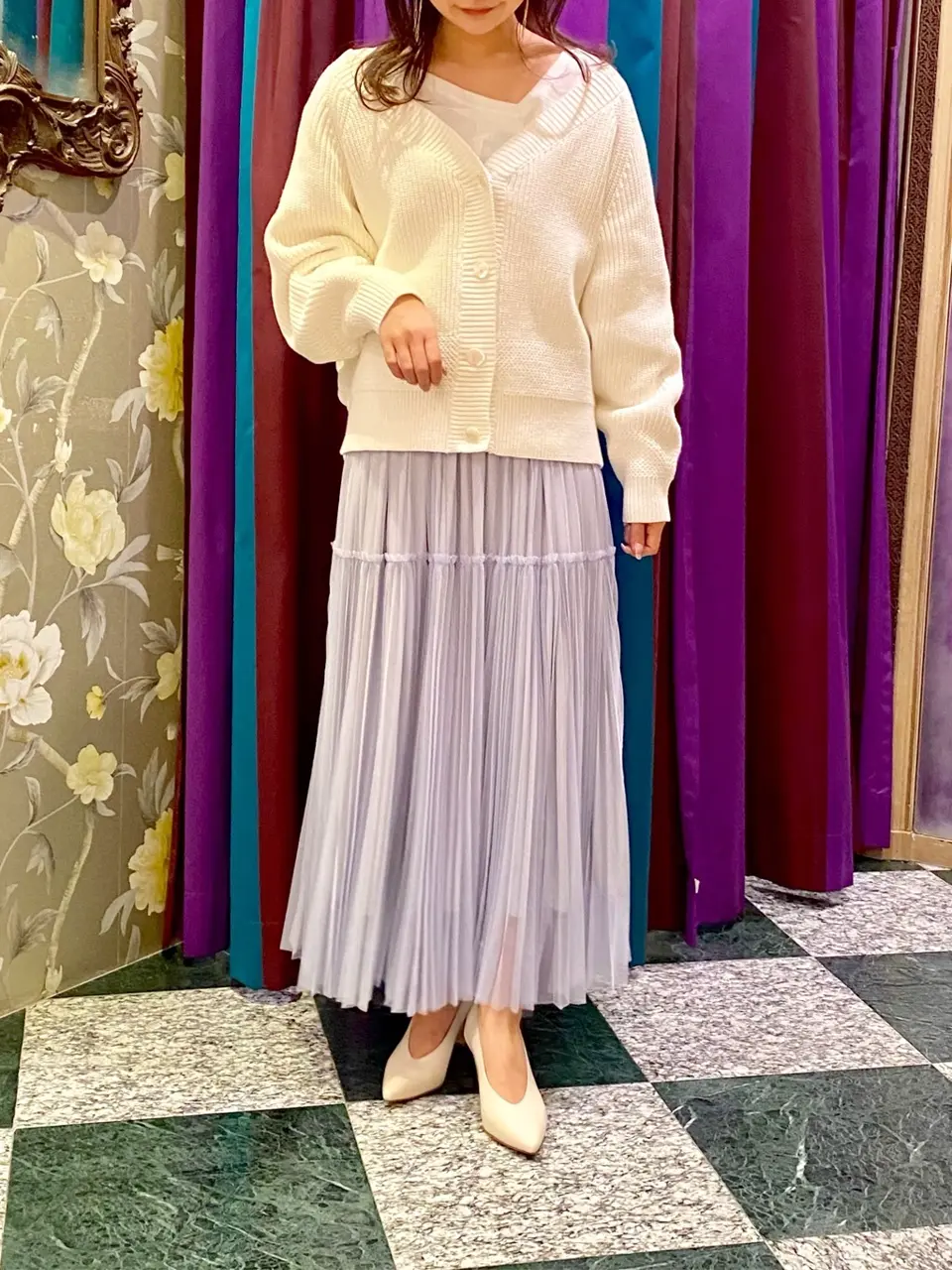 GRACE CONTINENTAL MORITA AI コーディネート画像