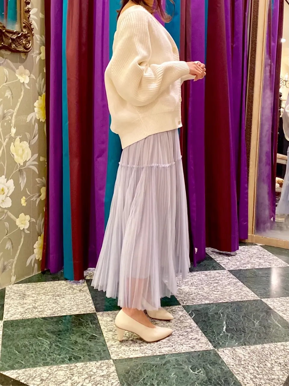 GRACE CONTINENTAL MORITA AI コーディネート画像