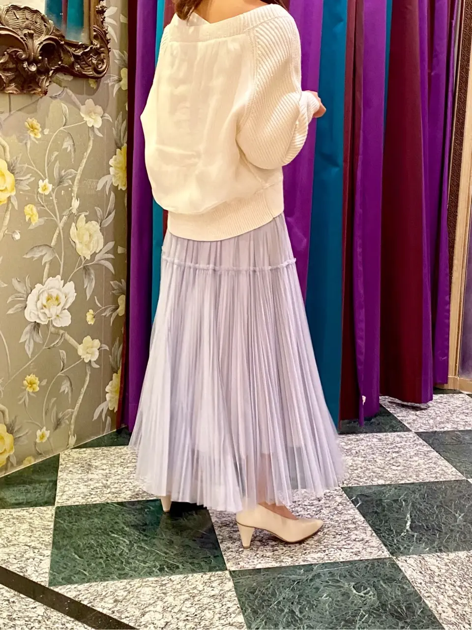 GRACE CONTINENTAL MORITA AI コーディネート画像