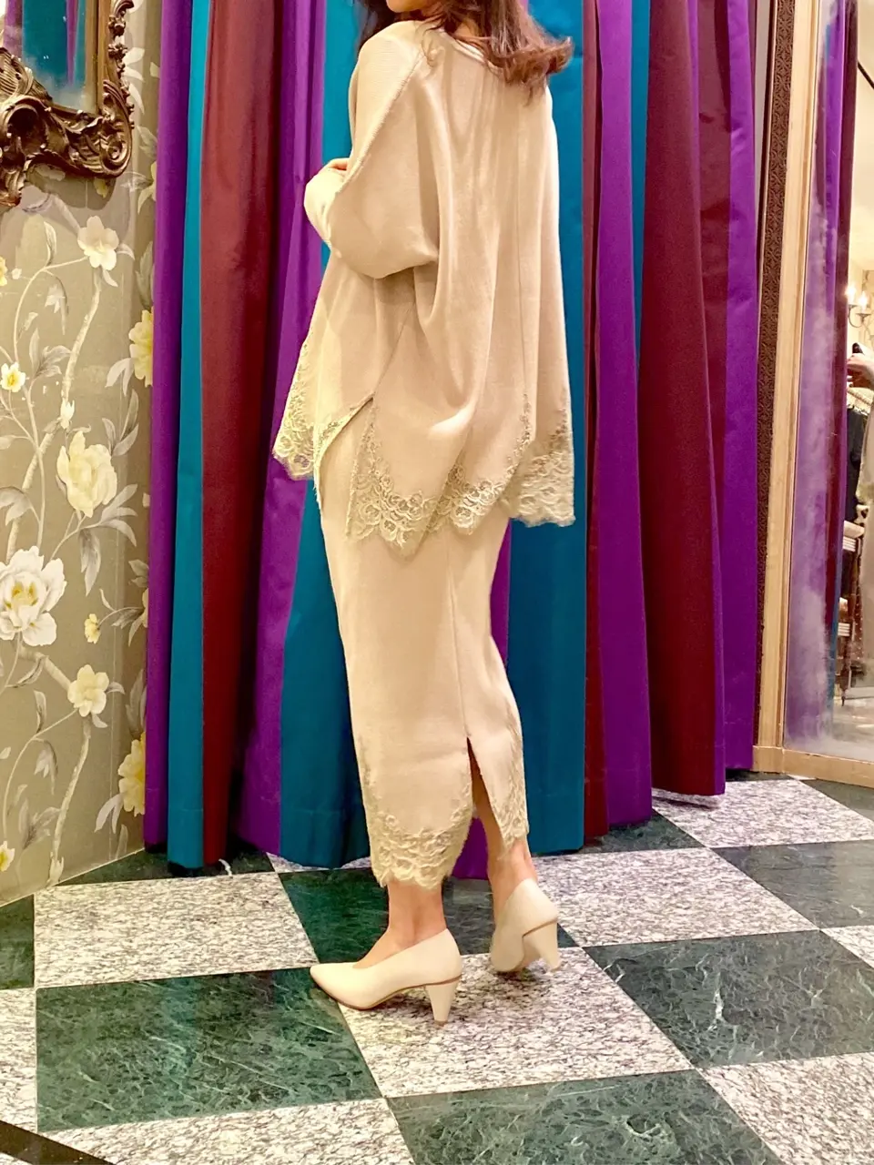 GRACE CONTINENTAL MORITA AI コーディネート画像