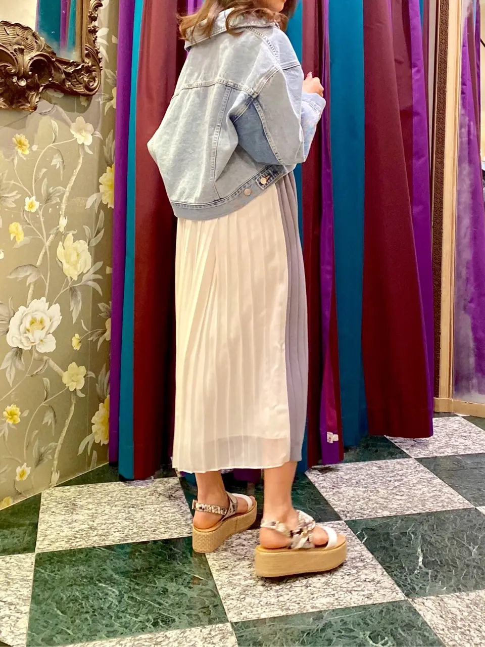 GRACE CONTINENTAL MORITA AI コーディネート画像