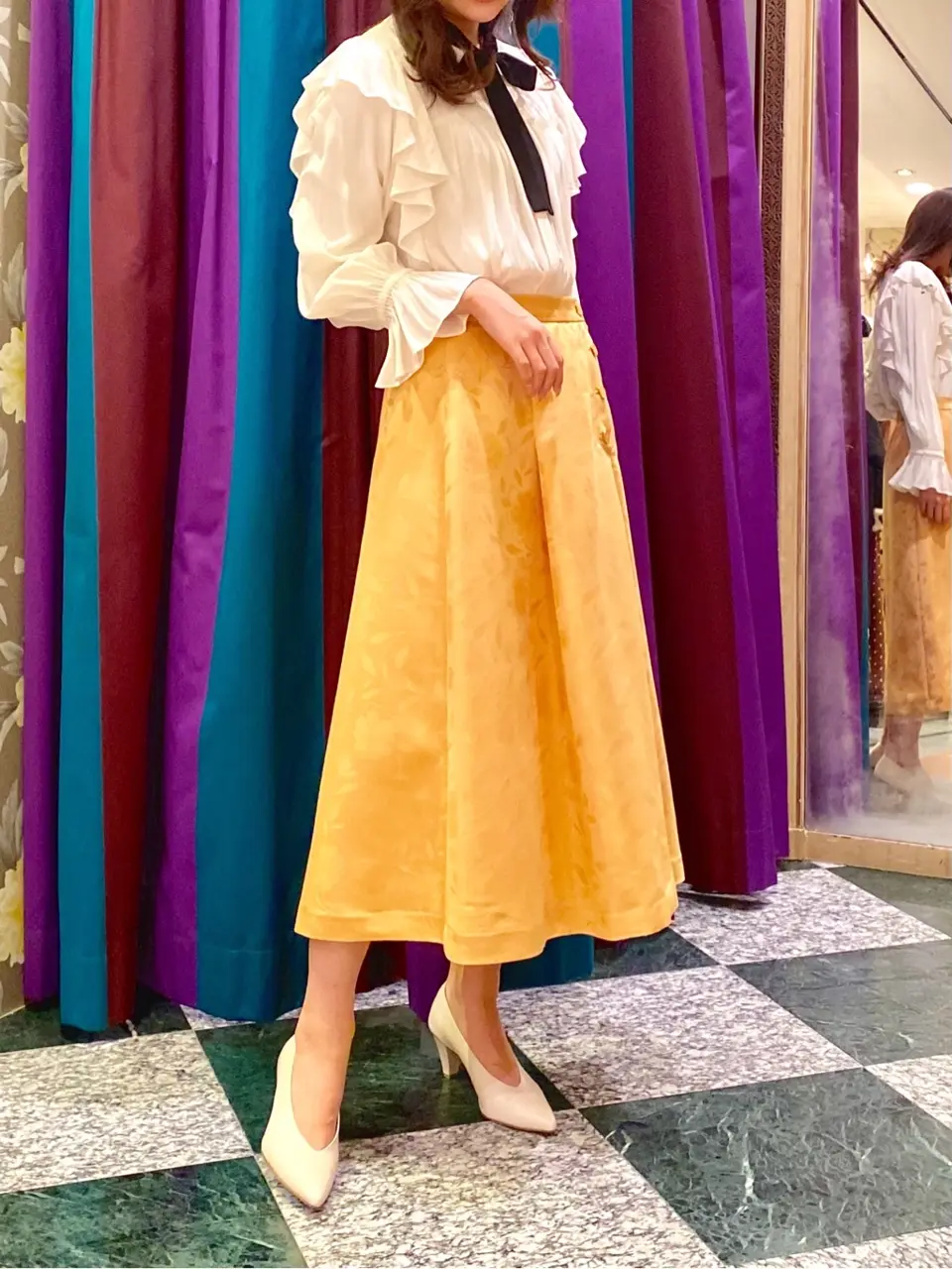 GRACE CONTINENTAL MORITA AI コーディネート画像