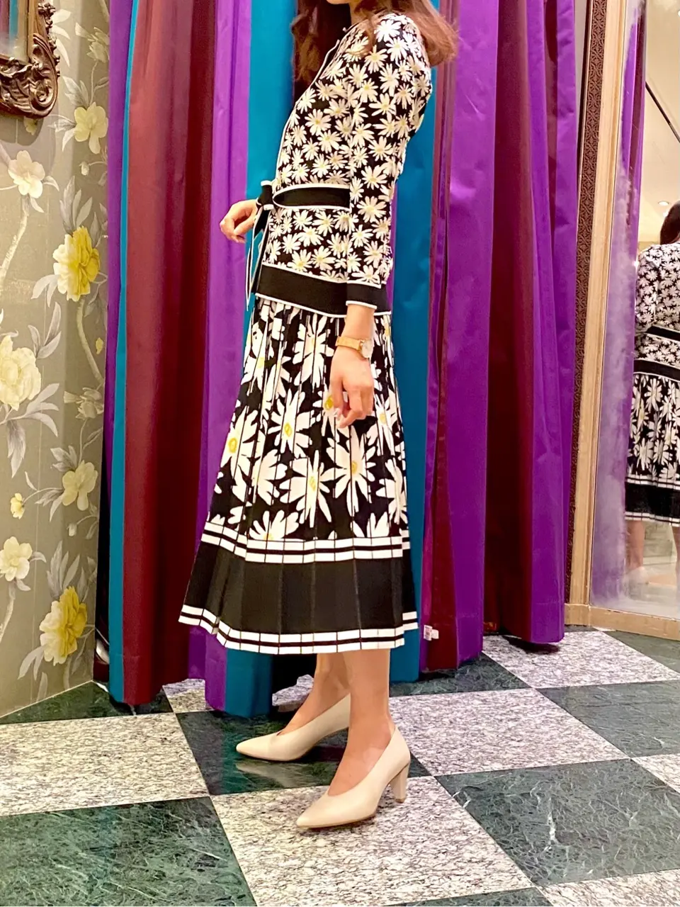 GRACE CONTINENTAL MORITA AI コーディネート画像