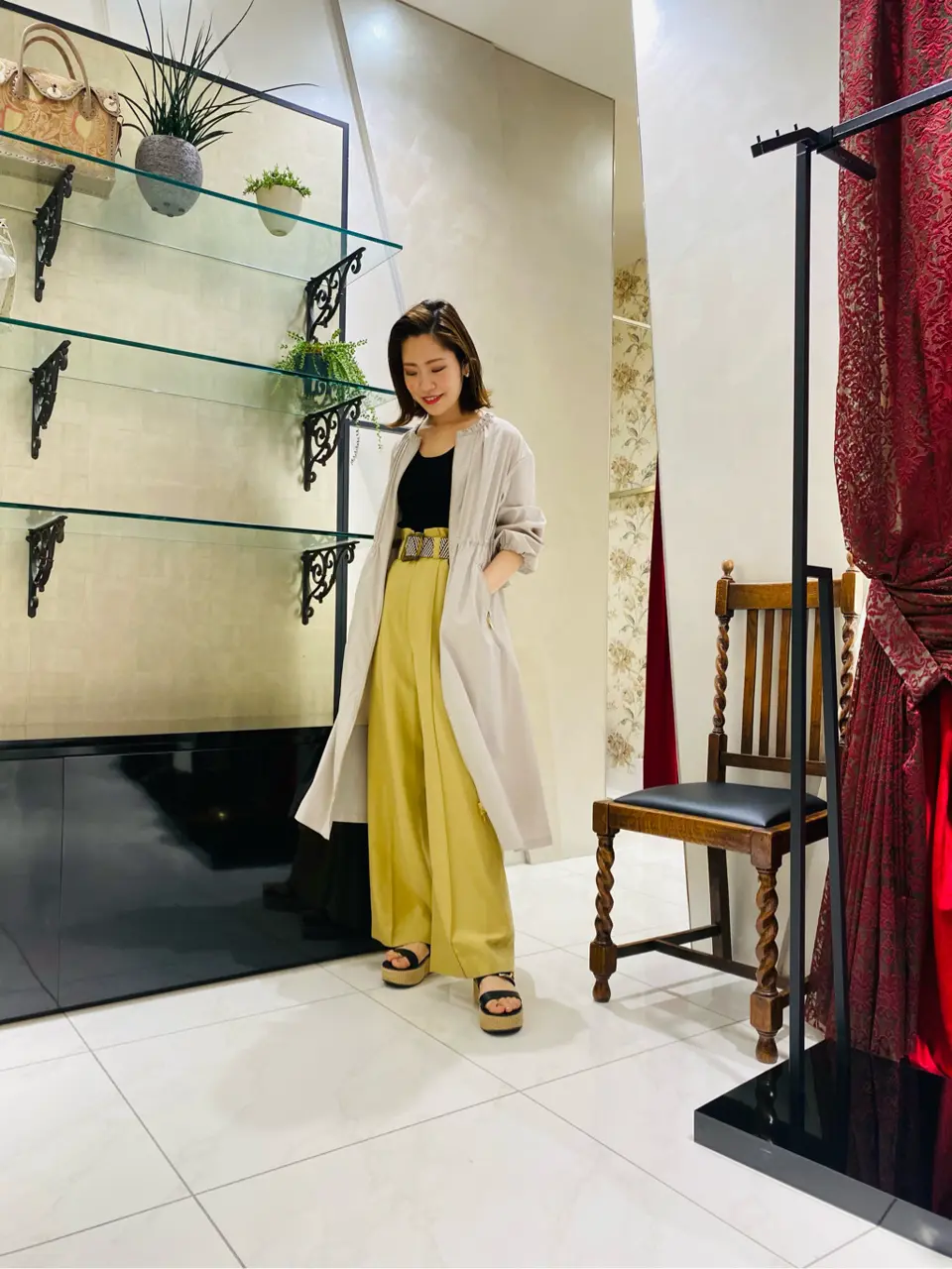 GRACE CONTINENTAL miyata コーディネート画像