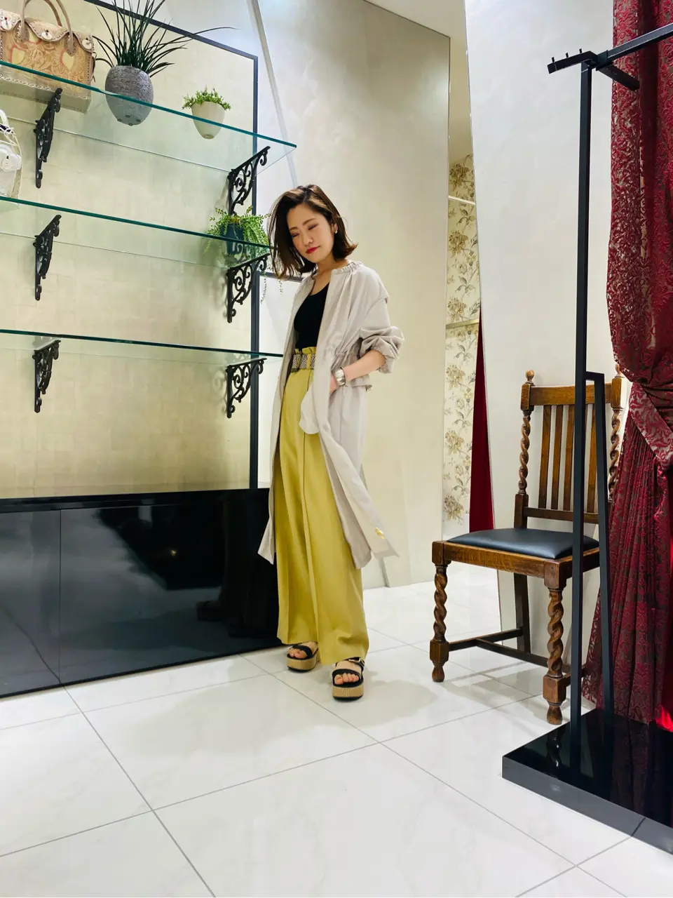 GRACE CONTINENTAL miyata コーディネート画像