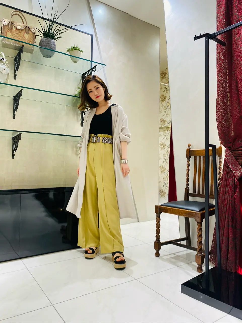 GRACE CONTINENTAL miyata コーディネート画像