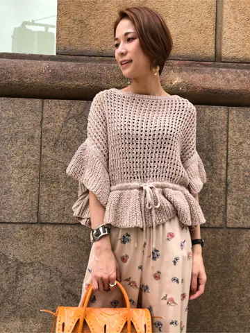 GRACE CONTINENTAL 亀田 未希 コーディネート画像