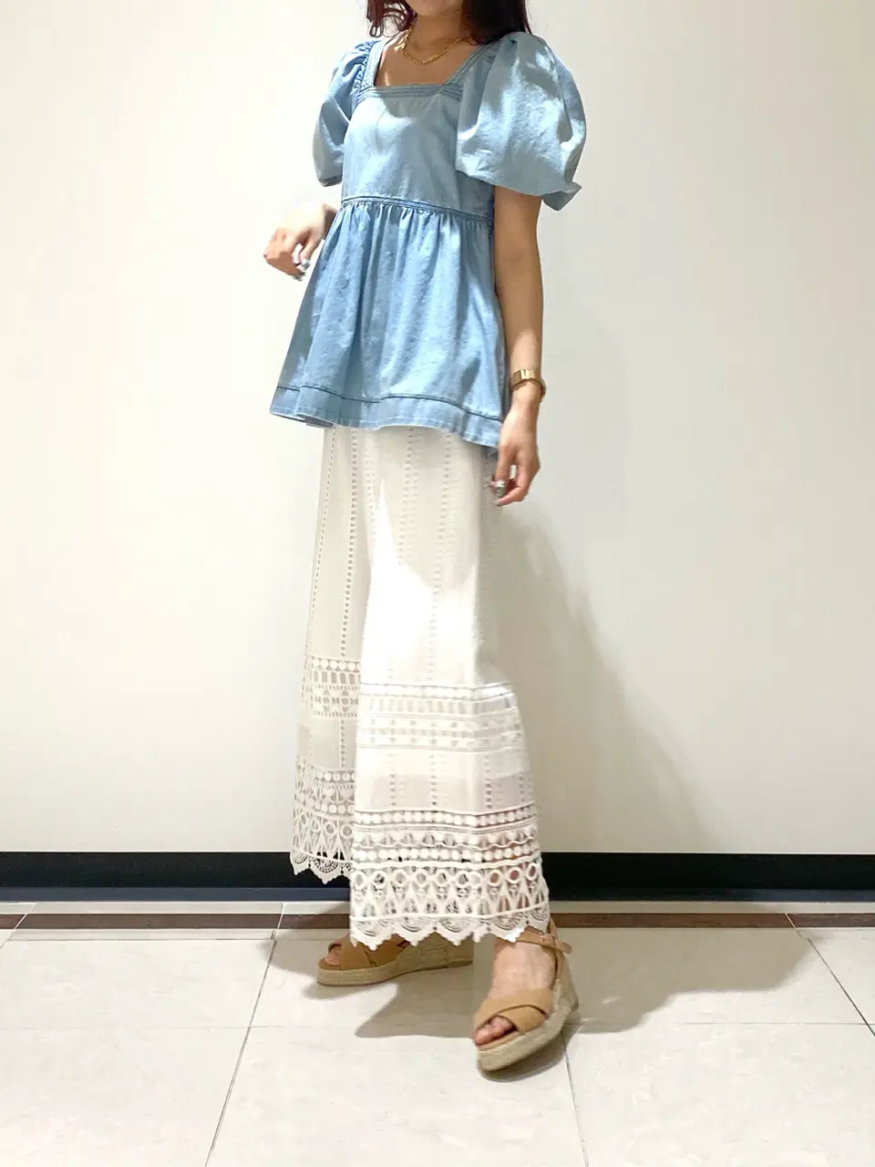 GRACE CONTINENTAL MORITA AI コーディネート画像