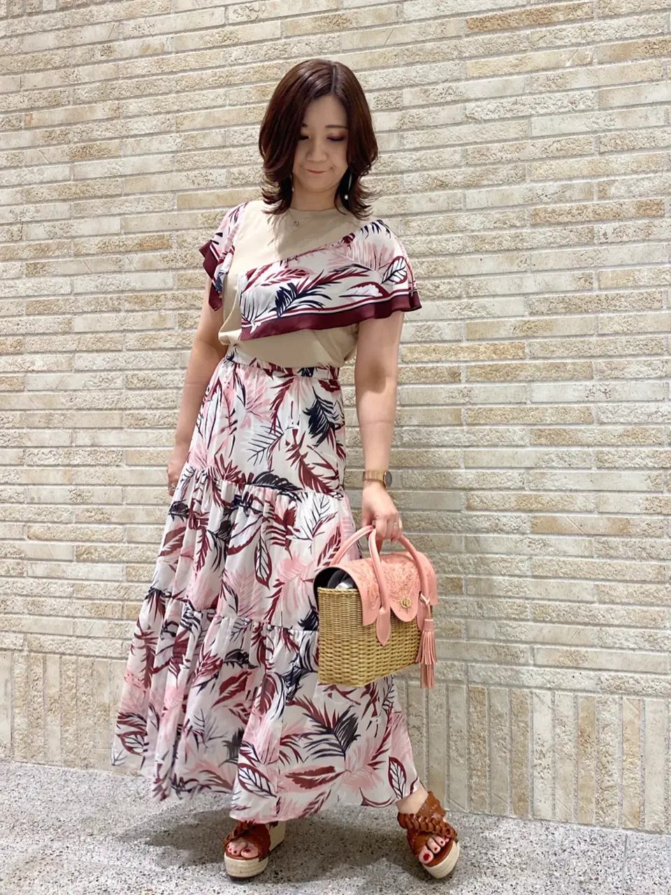 GRACE CONTINENTAL MOMOKO コーディネート画像