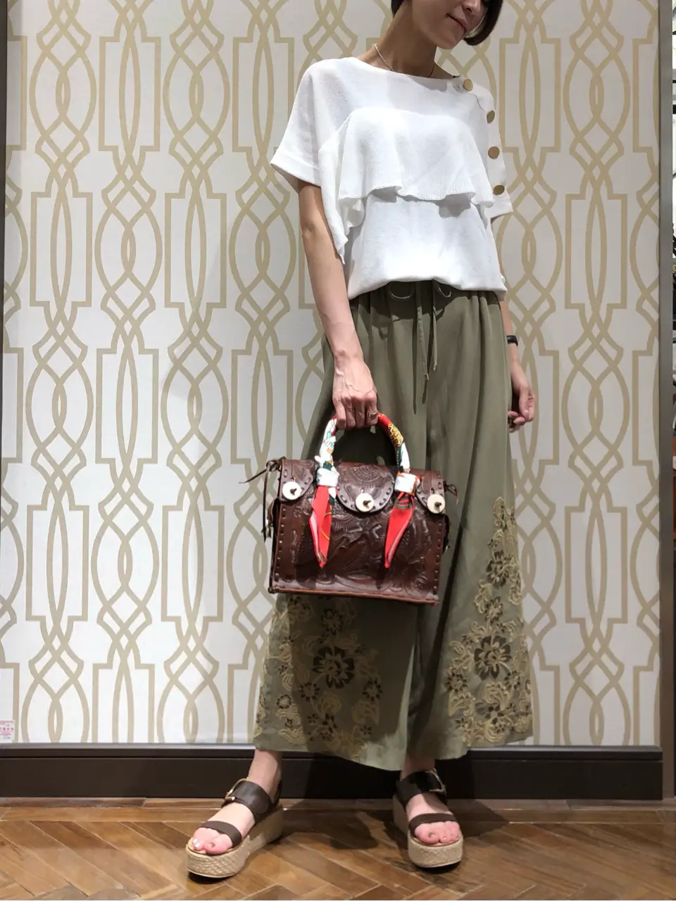 GRACE CONTINENTAL 亀田 未希 コーディネート画像