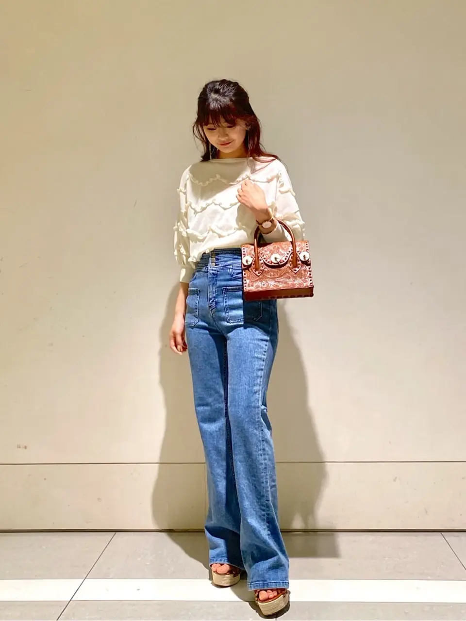 GRACE CONTINENTAL MORITA AI コーディネート画像