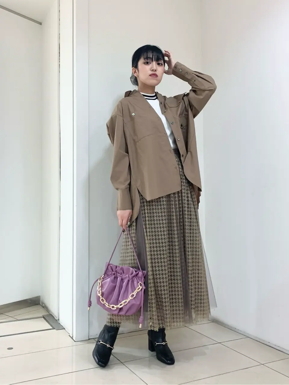 GRACE CONTINENTAL yoshi コーディネート画像