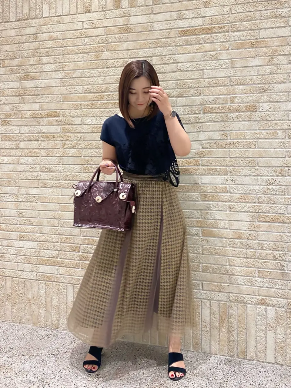 GRACE CONTINENTAL MOMOKO コーディネート画像