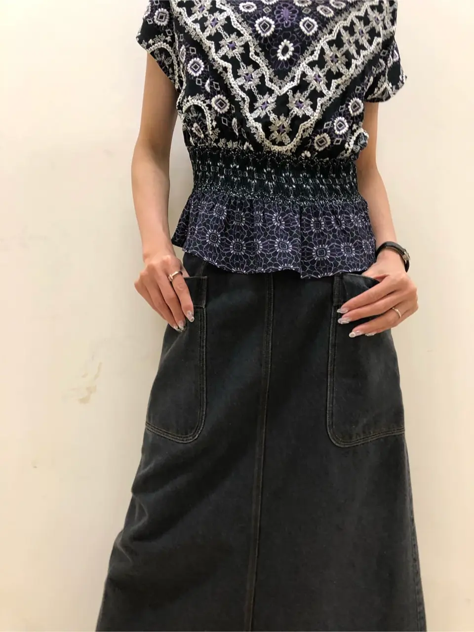 GRACE CONTINENTAL 亀田 未希 コーディネート画像