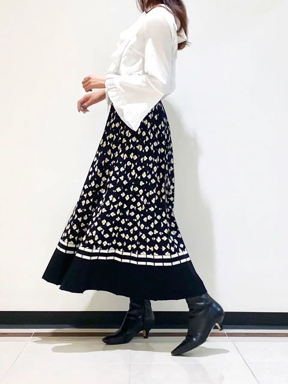 GRACE CONTINENTAL MORITA AI コーディネート画像