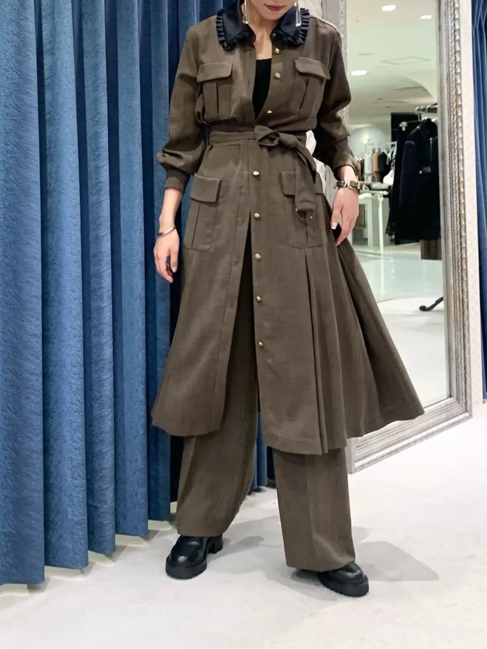 GRACE CONTINENTAL yoshi コーディネート画像