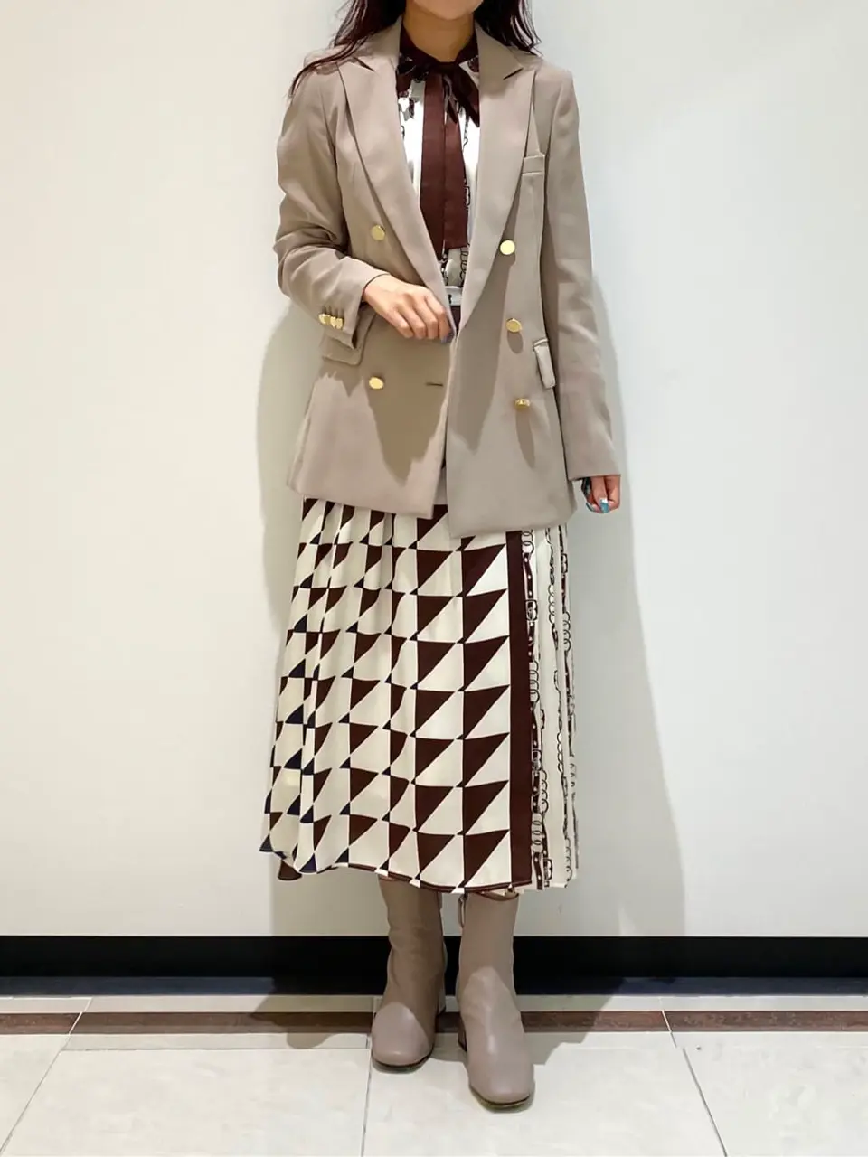 GRACE CONTINENTAL MORITA AI コーディネート画像