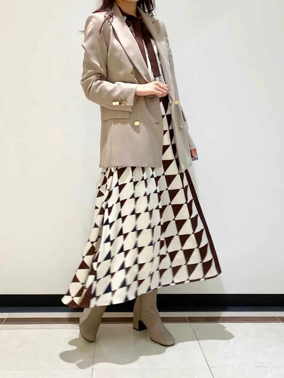 GRACE CONTINENTAL MORITA AI コーディネート画像