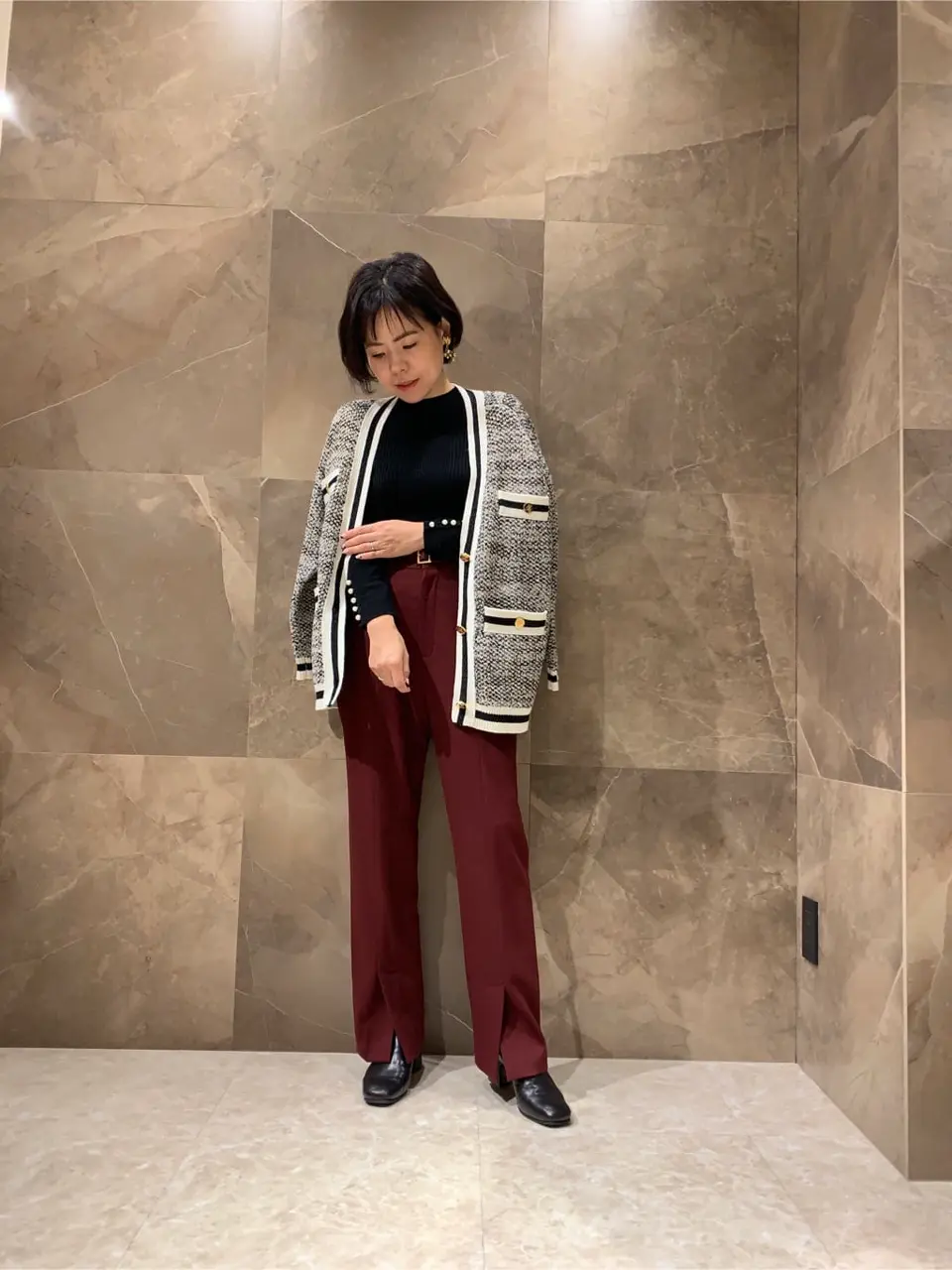 GRACE CONTINENTAL 穐山　香織 コーディネート画像