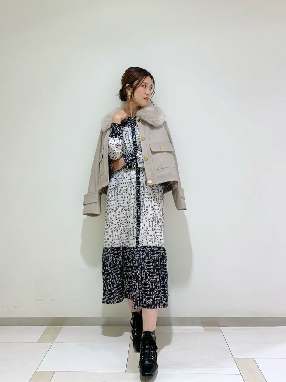 GRACE CONTINENTAL A.Kameyama コーディネート画像