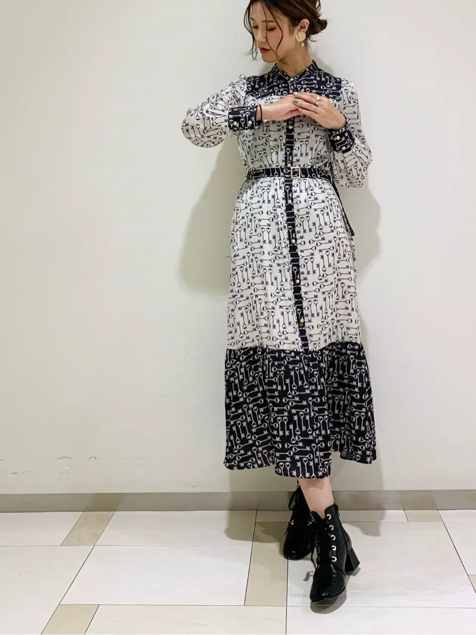 GRACE CONTINENTAL A.Kameyama コーディネート画像