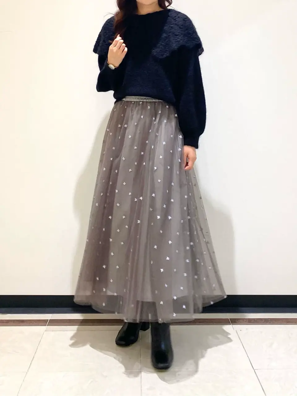 GRACE CONTINENTAL MORITA AI コーディネート画像