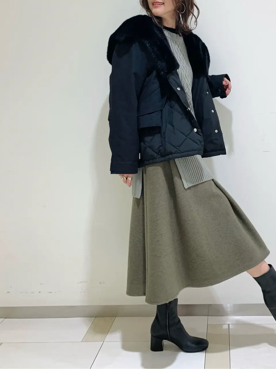 GRACE CONTINENTAL A.Kameyama コーディネート画像