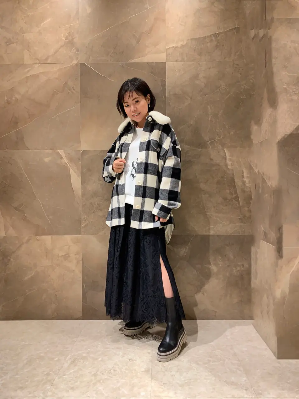 GRACE CONTINENTAL 穐山　香織 コーディネート画像