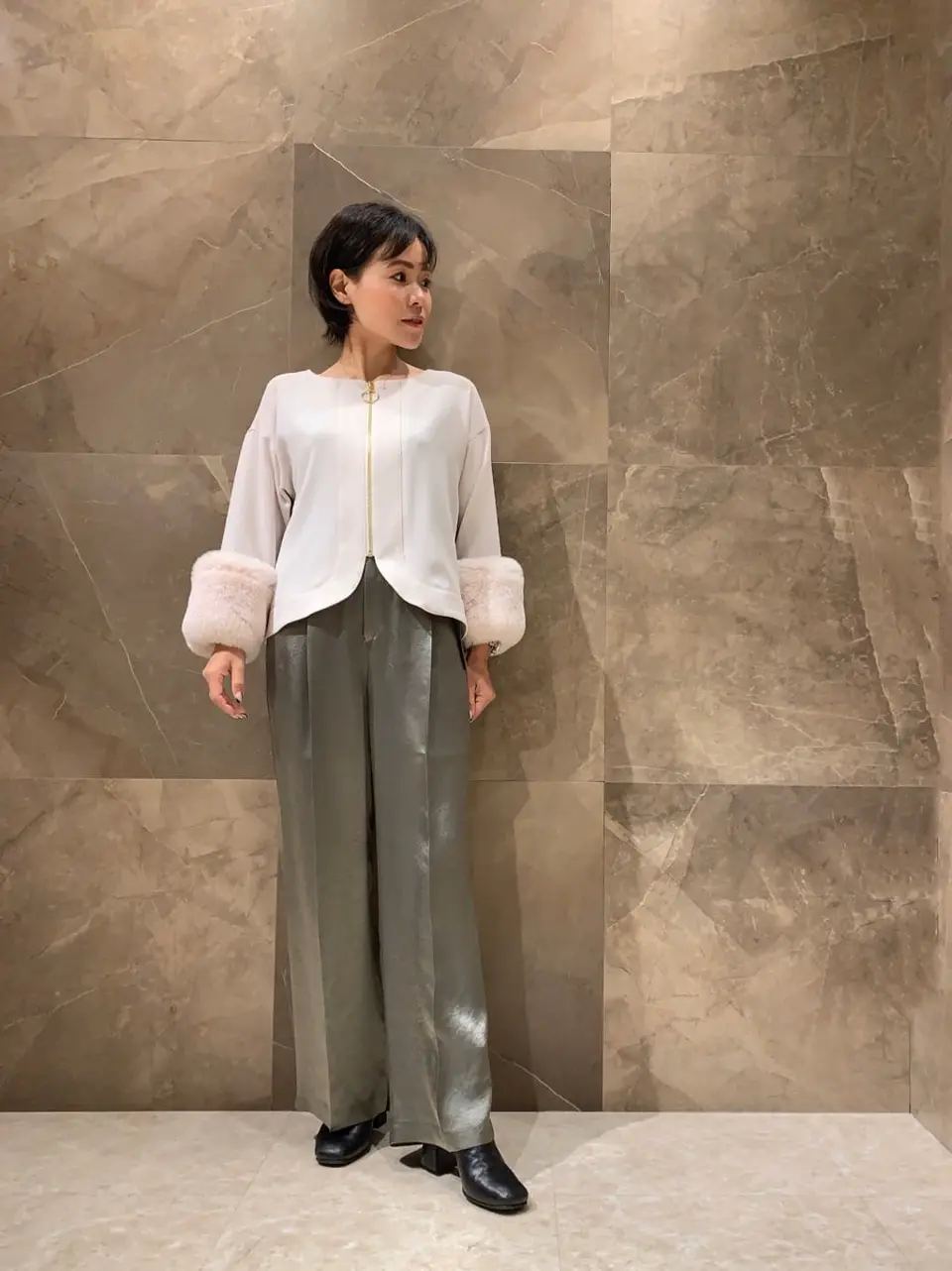 GRACE CONTINENTAL 穐山　香織 コーディネート画像