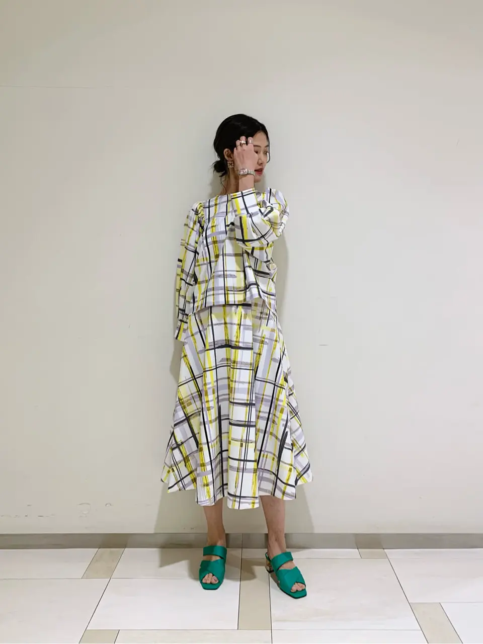 GRACE CONTINENTAL A.Kameyama コーディネート画像