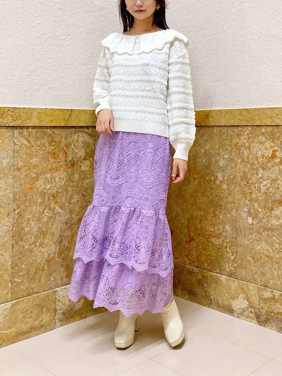 GRACE CONTINENTAL MORITA AI コーディネート画像