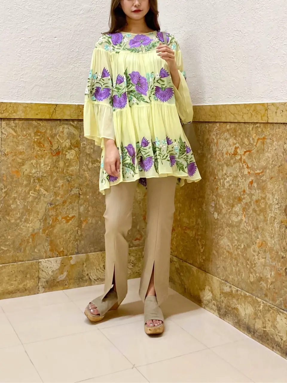 GRACE CONTINENTAL MORITA AI コーディネート画像