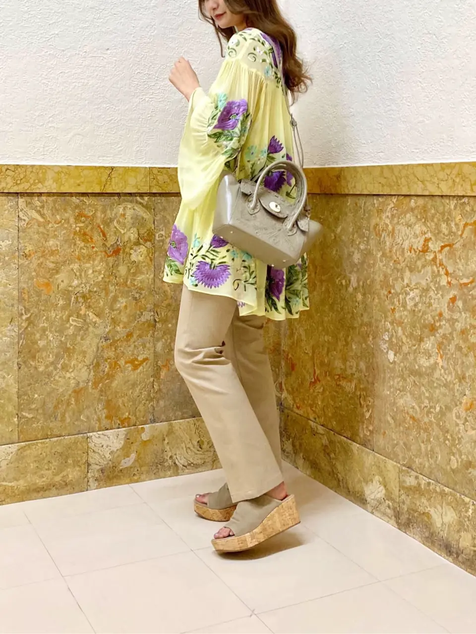 GRACE CONTINENTAL MORITA AI コーディネート画像