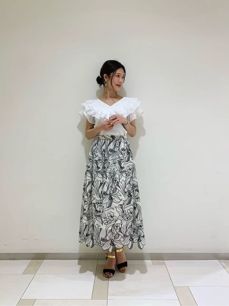 GRACE CONTINENTAL A.Kameyama コーディネート画像