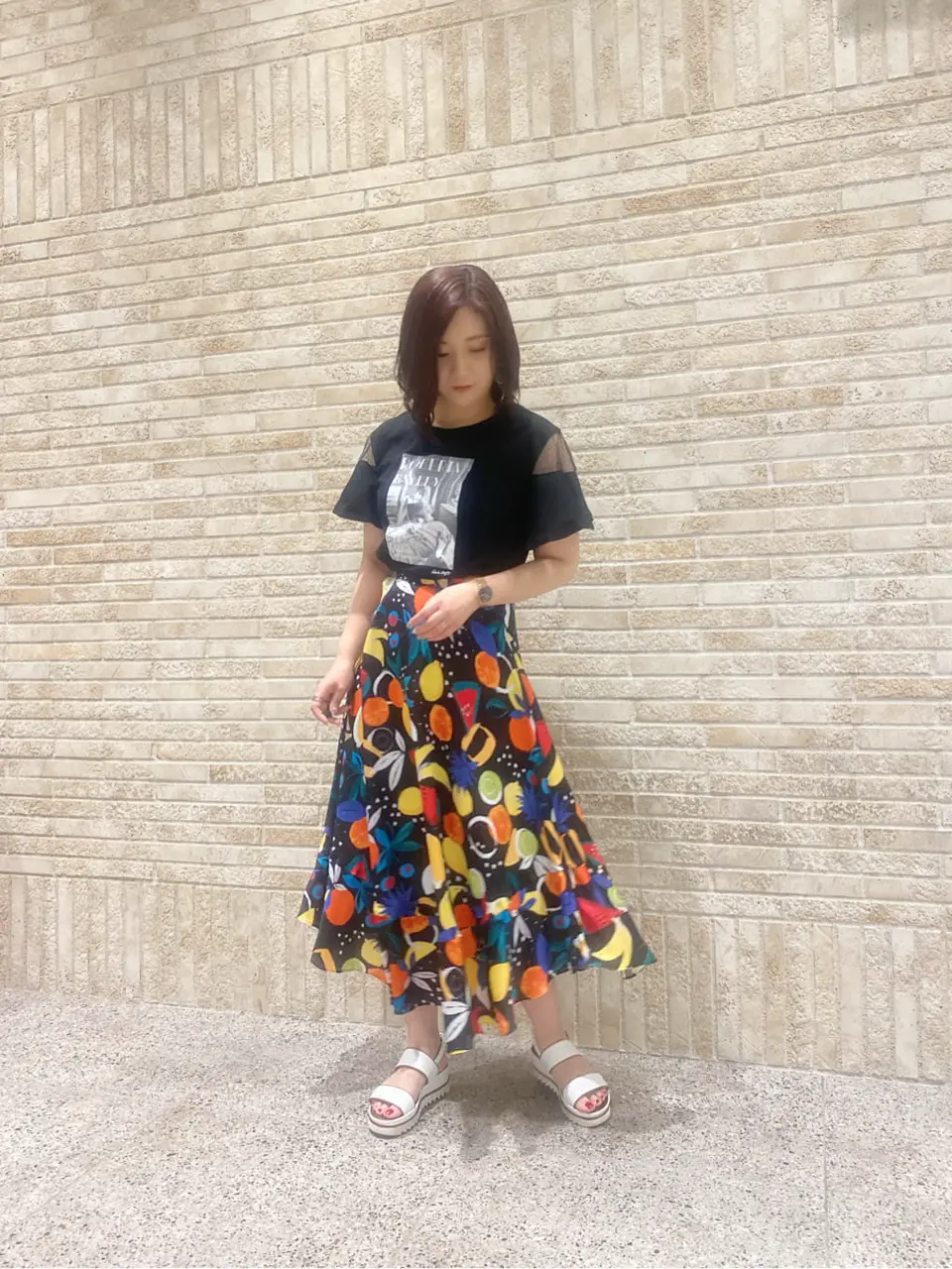 GRACE CONTINENTAL MOMOKO コーディネート画像