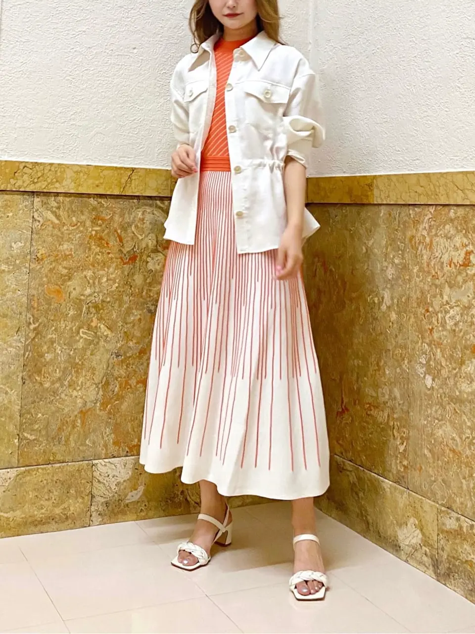 GRACE CONTINENTAL MORITA AI コーディネート画像