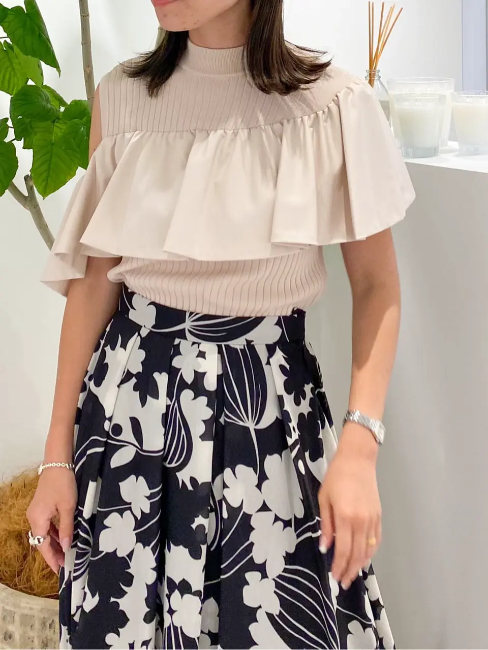 GRACE CONTINENTAL 古川温子 コーディネート画像