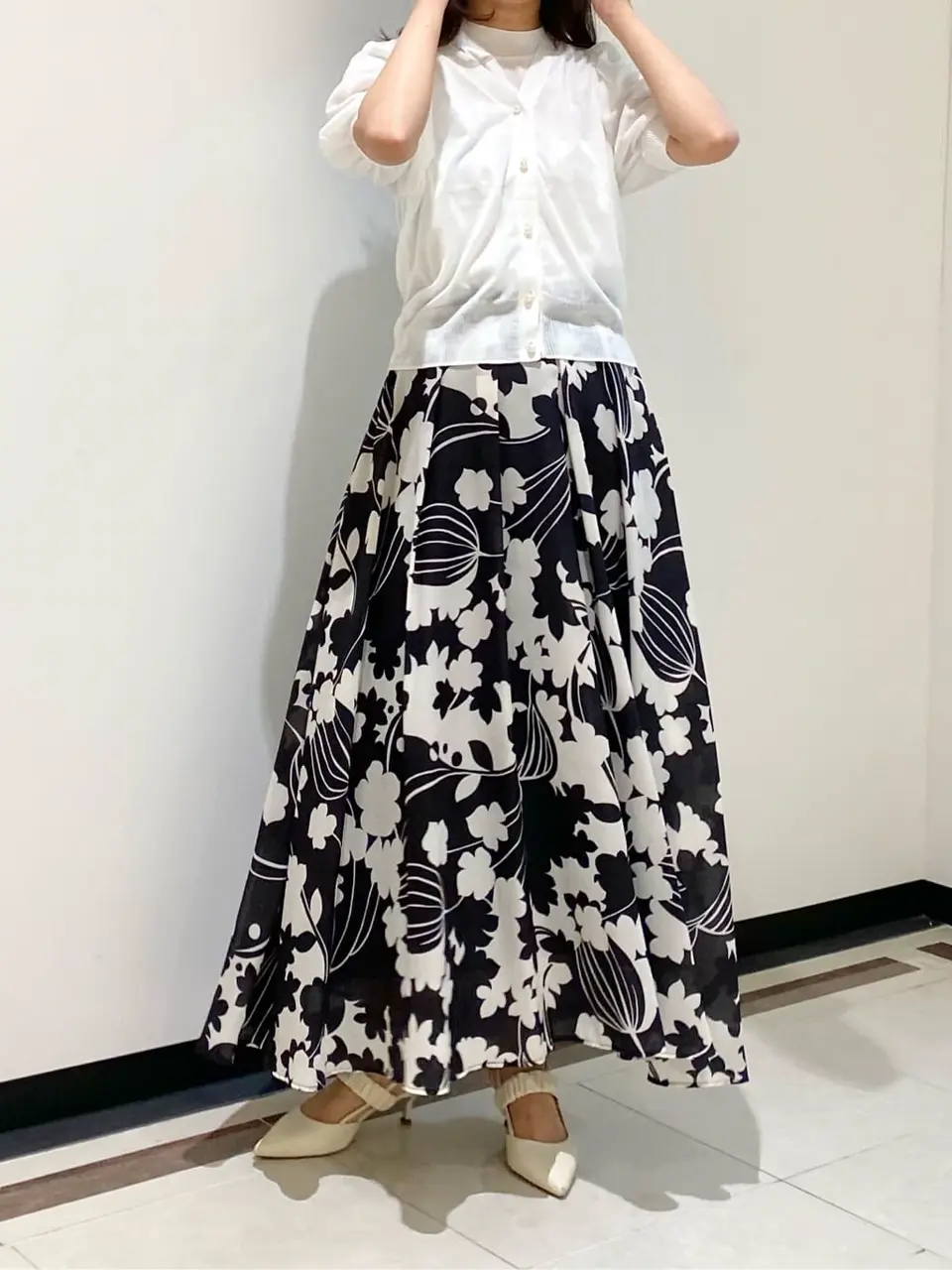 GRACE CONTINENTAL MORITA AI コーディネート画像