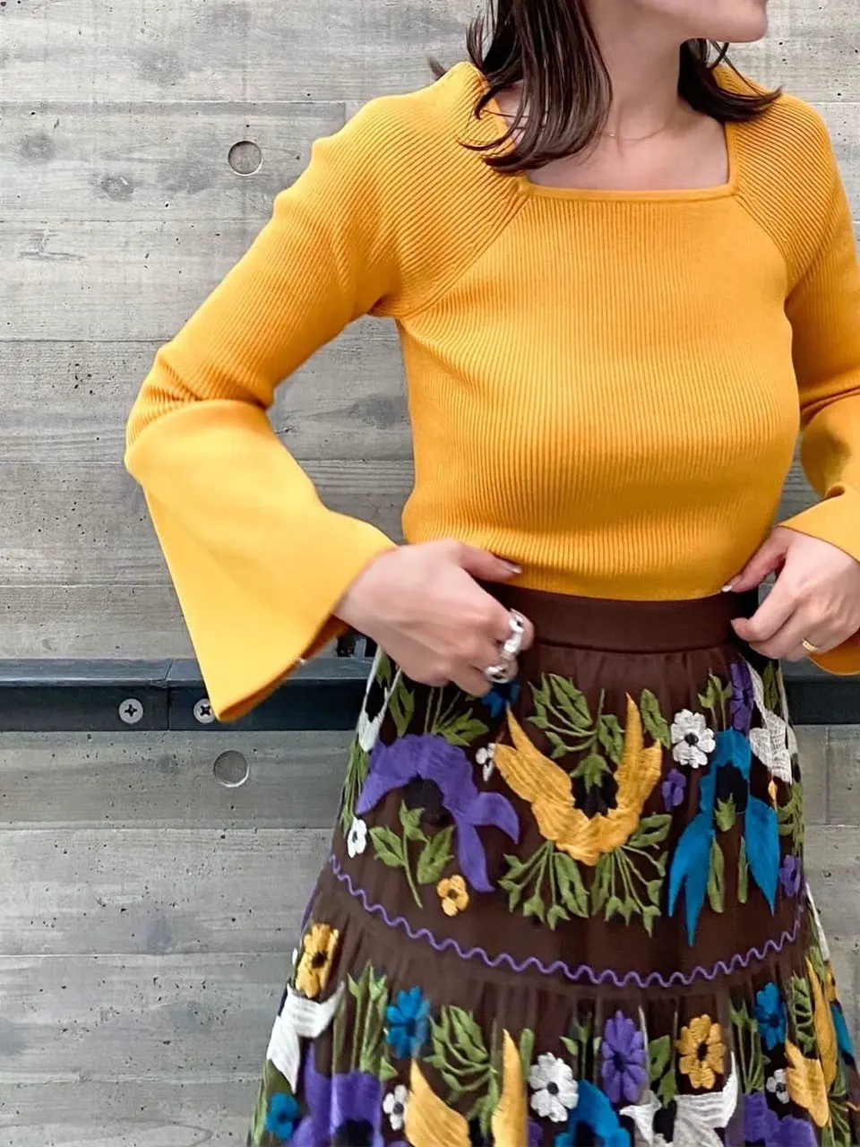 GRACE CONTINENTAL 古川温子 コーディネート画像