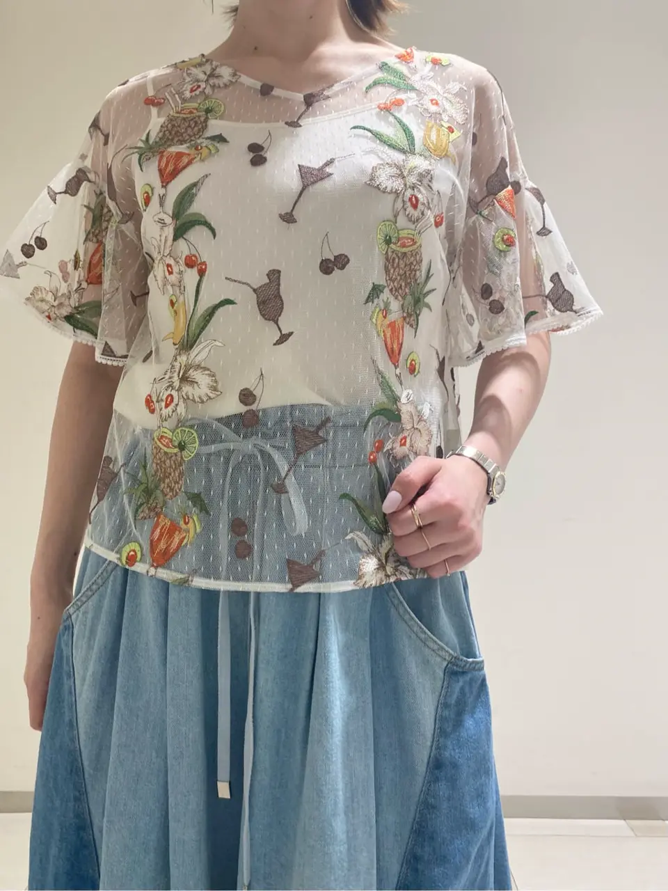 GRACE CONTINENTAL Kogane. コーディネート画像