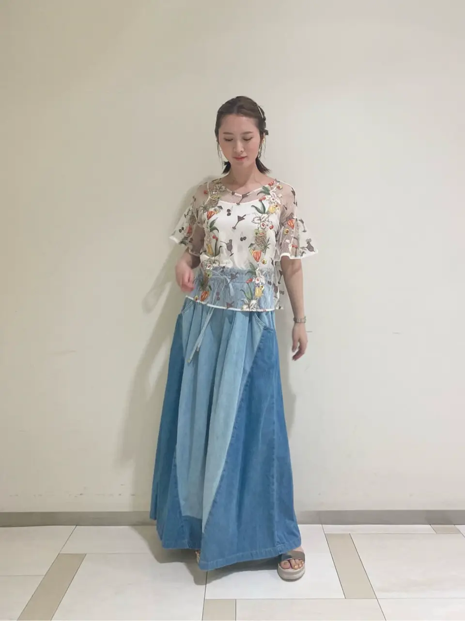 GRACE CONTINENTAL Kogane. コーディネート画像