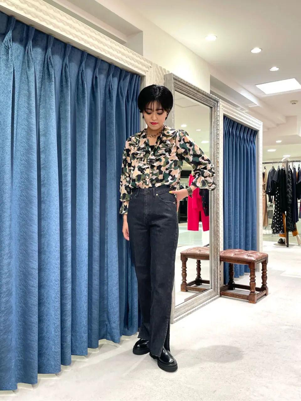 GRACE CONTINENTAL yoshi コーディネート画像